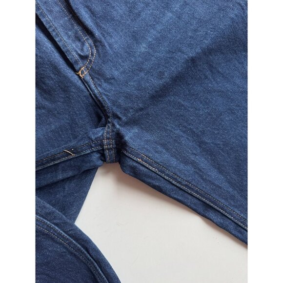 Aritzia DENIM FORUM Joni High Rise Loose 29L Dark Straight Leg Jeans, Size 24 - Picture 3 of 13